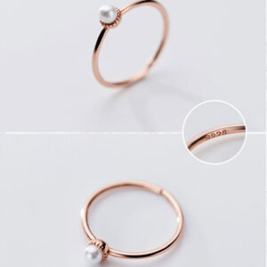 Pearl Ring - Rose Gold